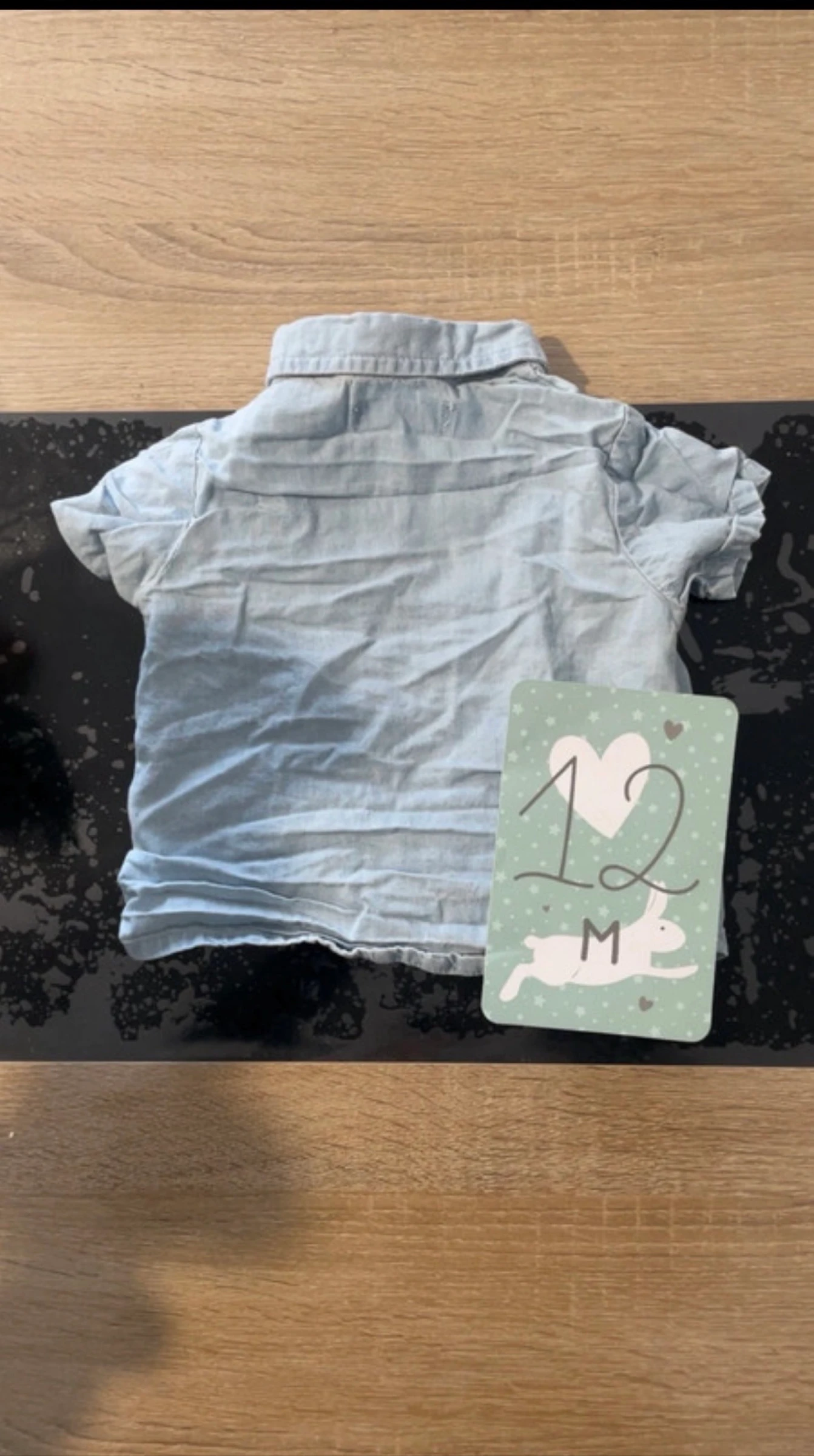 Chemise manche courte bébé taille 12 mois  – photo 2